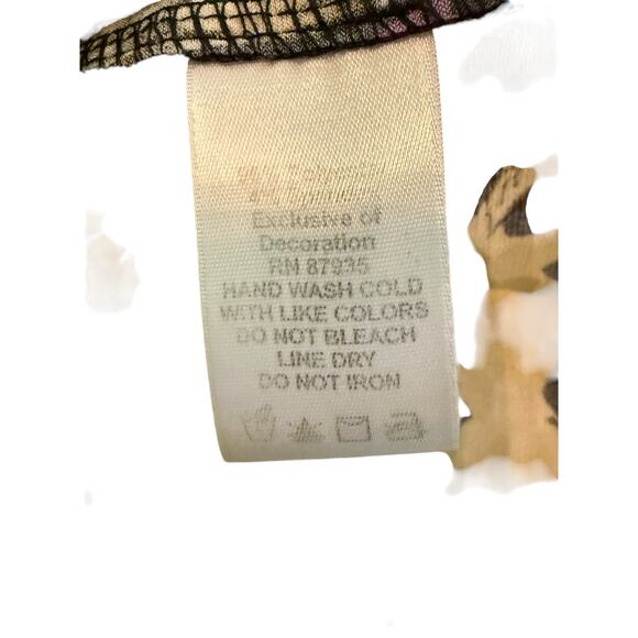 Vintage Simonton Says Designed by George Simonton Shiny Button Down Blouse M - Picture 16 of 16